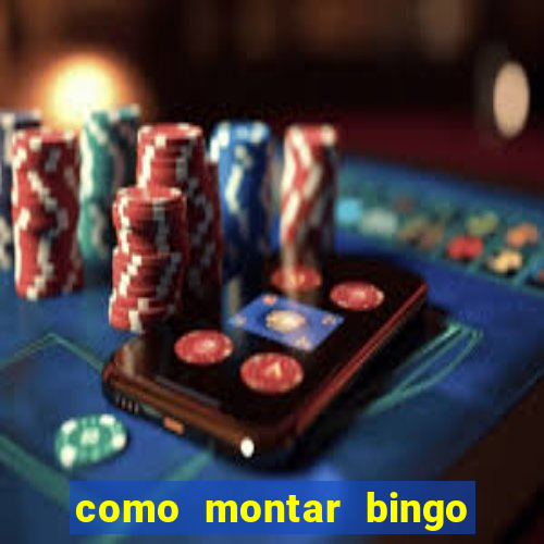 como montar bingo brinquedos toia